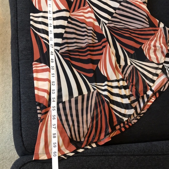 NWT Taylor Mesh Mock Turtleneck Asymmetric Hem Side Ruched Midi Dress-Size 16 - Picture 15 of 16